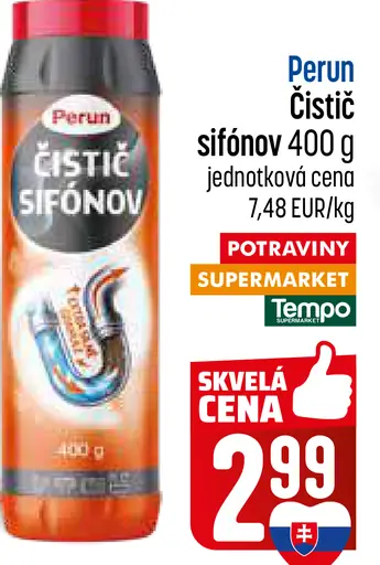 Perun čistič sifónov