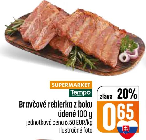 Bravčové rebierka z bočka