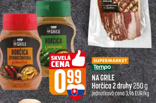 Na grile horčica