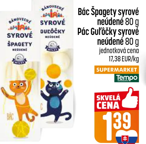 Báč Špagety syrové neúdené