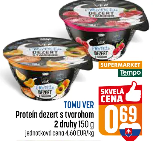 Tami Protein dezert s tvarohom rôzne druhy