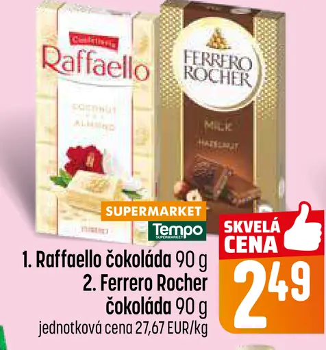 Raffaello čokoláda