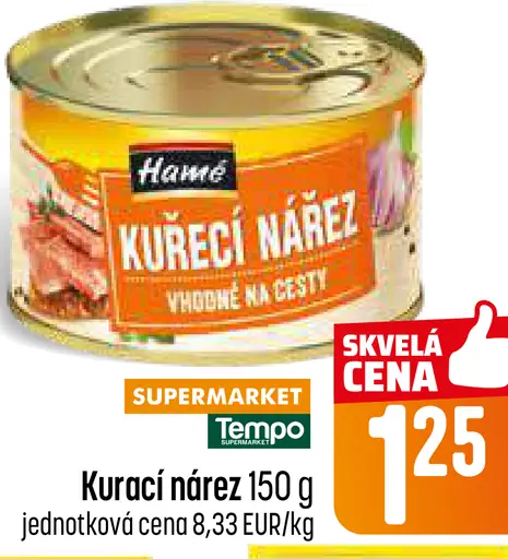 Hamé kurací nárez na cesty