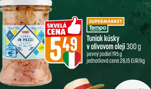 Coop Tuniak kúsky v olivovom oleji