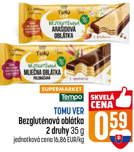 Tomi ver bezgluténová kaša ovseno‑ryžová s kakaom