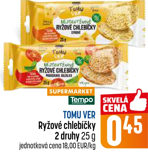 Tomi ver ryžové chlebíčky