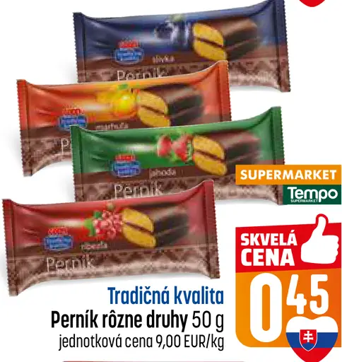 Tradičná kvalita Perník rôzne druhy