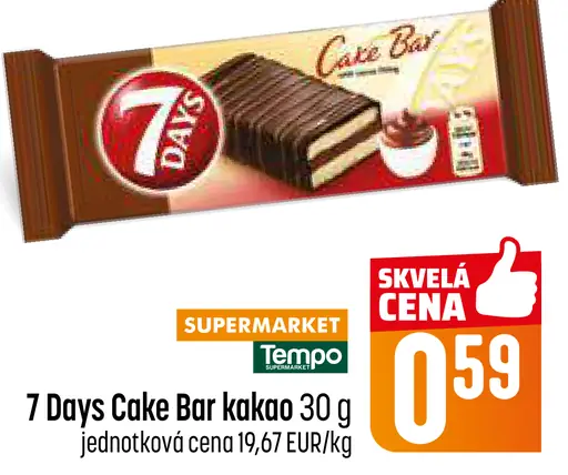 7 Days Cake Bar kakao