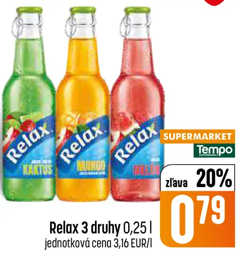 Relax nápoj kaktus