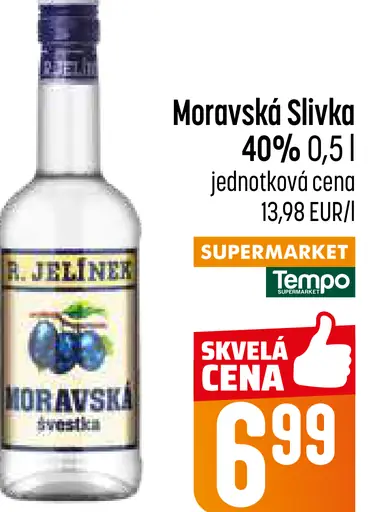 Moravská slivka 40 %