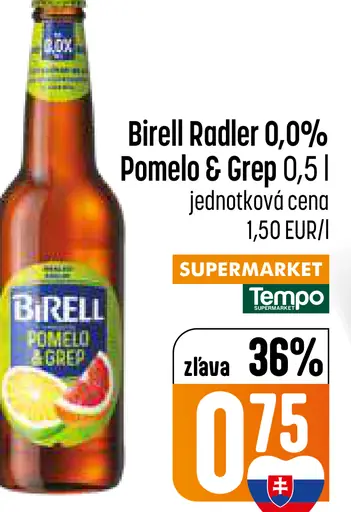 Birell Radler 0,0% Pomelo & grep