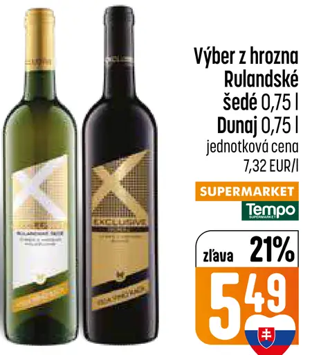 Výber z hrozna Rulandské šedé