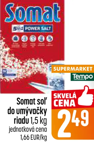 Somat Soľ do umývačky riadu