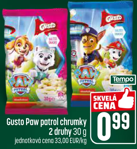 Gusto Paw patrol chrumky
