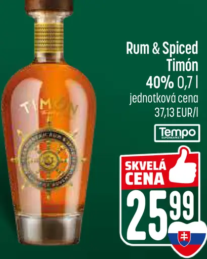 Rum & Spiced Timón liehovina