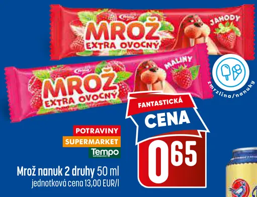 Mrož nanuk extra ovocný