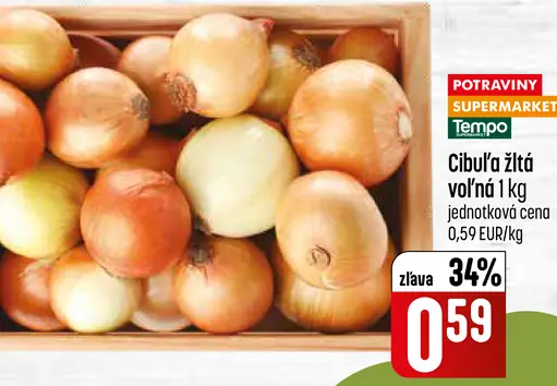 Cibuľa žltá voľná
