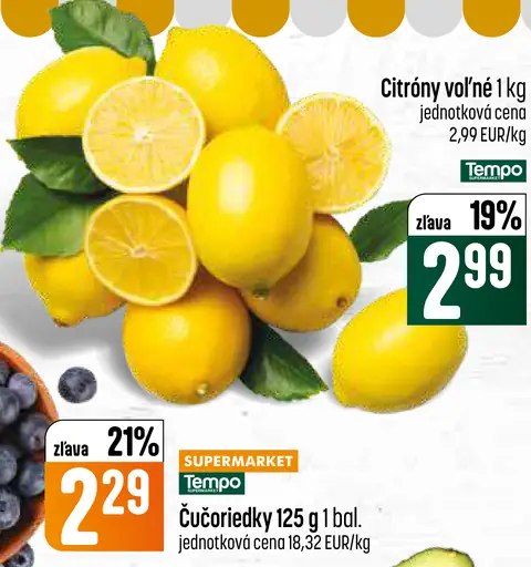 Citróny voľné