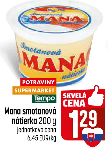 Mana Smotanová nátierka