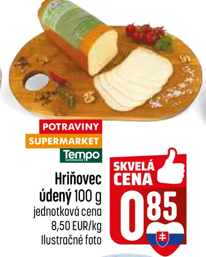 Tempo Hriňovec údený syr