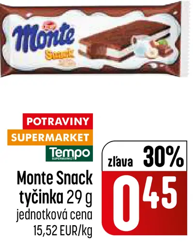 Monte Snack tyčinka