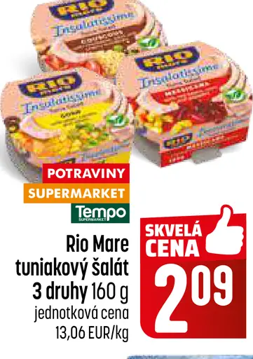 Rio Mare tuniakový šalát 3 druhy