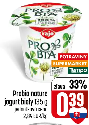 Probia nature jogurt biely