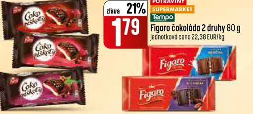 Figaro Čokoládová tyčinka