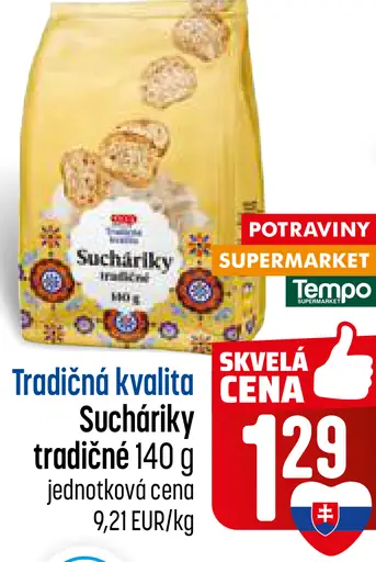 Tradičná kvalita Sucháriky tradičné