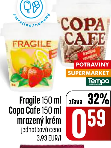 Fragile mrazený krém