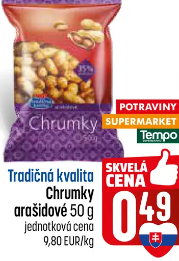 Chrumky arašidové
