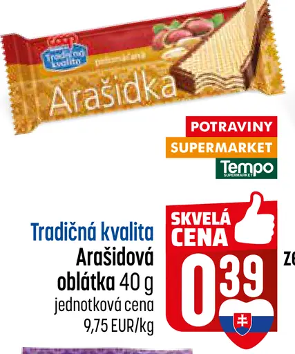 Arašidová oblátka