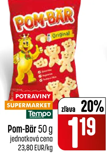 Pom-Bär Original slané snacky
