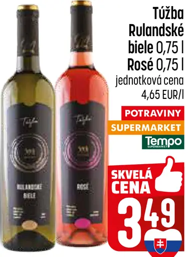 Túžba Rulandské biele víno