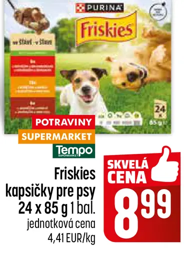 Purina Friskies Kapsičky pre psy