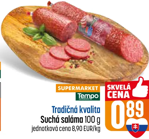 Tradičná kvalita suchá saláma