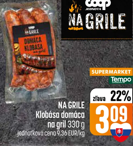 Klobása domáca na gril