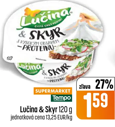 Lučina & Skyr čerstvý syr s proteínom