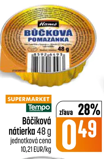 Báječná chuť Bôčiková nátierka