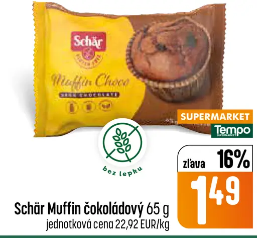 Schär Muffin čokoládový