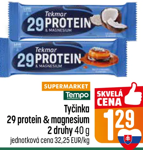 Tekmar tyčinka 25 protein & magnesium