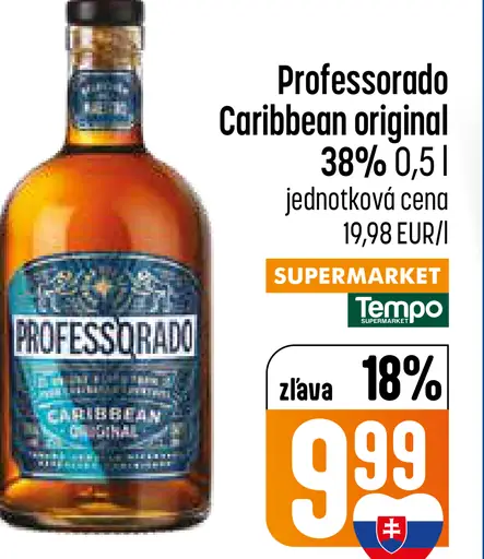Professorado Caribbean Original 38% rum