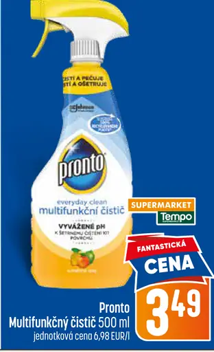 Pronto multifunkčný čistič s výťažkom z citróna