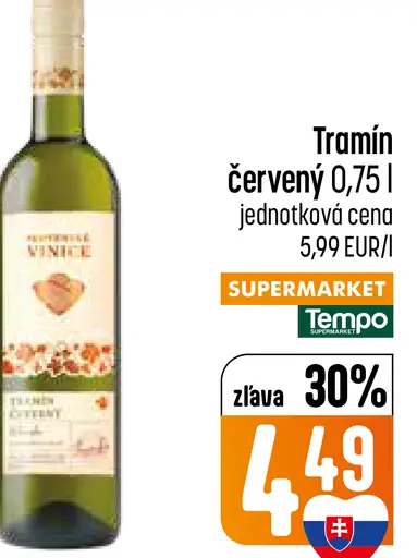 Tramín červený víno
