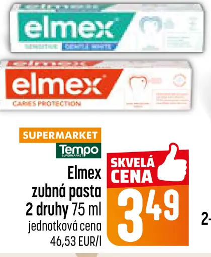 Elmex zubná pasta