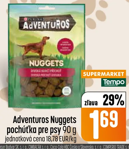 Adventuros Nuggets pochúťka pre psy