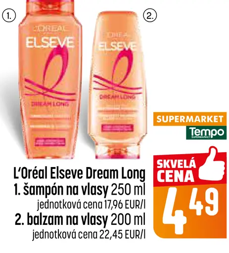 L´Oreal Elseve Dream Long šampón na vlasy