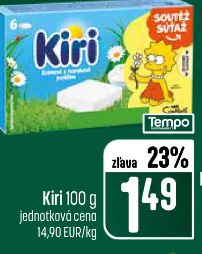 Kiri tavený syr so smotanou