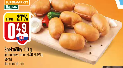 Tempo špekáčiky
