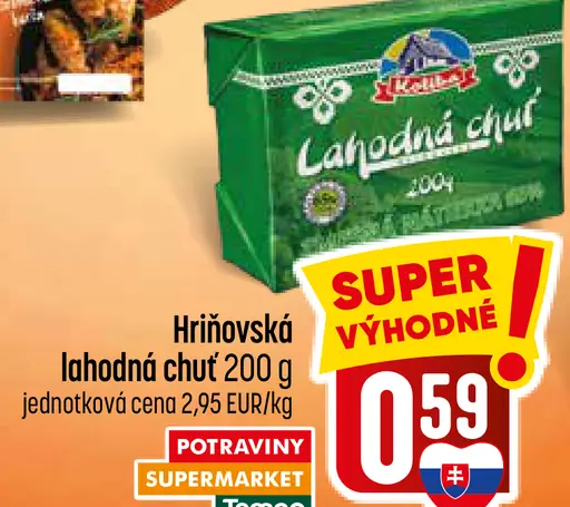 Hriňovská lahodná chuť tavený syr